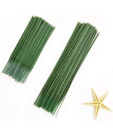 MOIAK 100pcs Plastic Floral Stem Green Florist Wires - 17cm Ideal for Crafts - Buy Online on GoSupps.com
