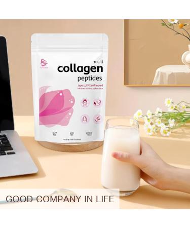 New Upgrade Multi Collagen Protein Powder Multi Collagen Peptides Types i ii iii v x Hydrolyzed Collagen Peptides with Hyaluronic Acid Biotin & Vitamin C Unflavored (1) - Buy Online on GoSupps.com