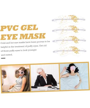 Minkissy 4-Piece PVC Protective Glasses & Eye Masks for Migraine Relief Travel and Swollen Eyes - Cool Sleep Mask Set - Buy Online on GoSupps.com