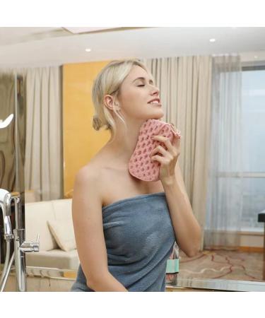 KECUCO 3 Pcs Bath Sponge Set - Loofah Body Scrubber for Men, Women & Kids - Large Size Shower Sponge for Body Wash - 3 Colors - Bathing Accessories - Buy Online on GoSupps.com