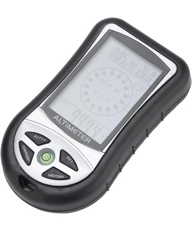 Digital Compass 8 in 1 Multi-Functional LED Outdoor Altimeter Barometer Thermometer Weather Forecast Clock - Buy Online on GoSupps.com