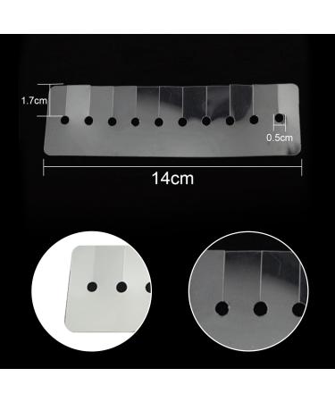 Miaija 10Pieces Hair Extension Shield Hair Extension Insulation Sheet Multi Holes Hair Extension Attachments Heat Shield Guards for Hair Extensions Hair Gel Tool - Buy Online on GoSupps.com