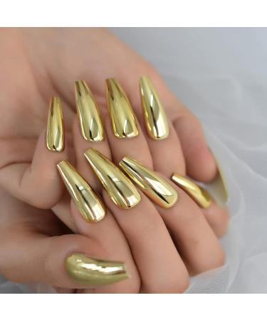 Metal Nail Polish - Mirror Nail Varnish Set - Silver Nail Polish and Gold Nail Varnish - Quick Drying Metallic Effect Nail Art Polish - Metallic Effect Nail Art Polish Non-Peelable - No UV Needed silver and gold - Buy Online on GoSupps.com