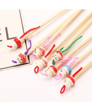 100Pcs Bamboo Ear Cleaning Tools - Ear Cleaner Spoon Earwax Remover for Adults (Random Color) - Hanging Clean Tool - Buy Online on GoSupps.com