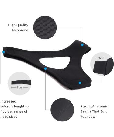Professional Anti Snoring Chin Strap for Women and Men - Comfortable and Effective Snore Stopper Solution - Buy Online on GoSupps.com