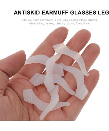 MipCase Children's Anti-Slip Earrings - 20 Pairs Comfortable Elastic Silicone Ear Pads | 4.2x2.3cm - Buy Online on GoSupps.com