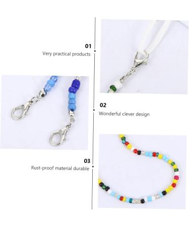 Shop HOMSFOU 6 Pcs Glasses Mask Chain & Portable Reading Glasses Strap - Stylish Lanyard Beads for All Eyewear | International Shipping Available - Buy Online on GoSupps.com