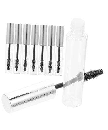 MAGICLULU 8pcs Mascara Empty Tube Refillable Mascara Tube Clear Mascara Bottles Portable Supplies Miss