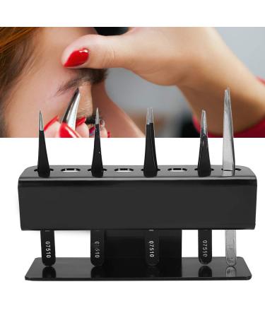 8 Hole Tweezers Stand Holder - Acrylic Display Rack for Eyelash Extension Supplies & Tools Storage - Buy Online on GoSupps.com