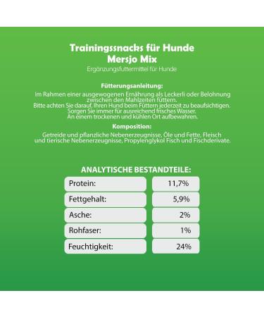 Mersjo Dog Snacks - 2000g Training Treats for All Breeds | Gently Dried Meat Delicacies - 4 Pack Mix (500g) - Premium Dog Food - Buy Online on GoSupps.com