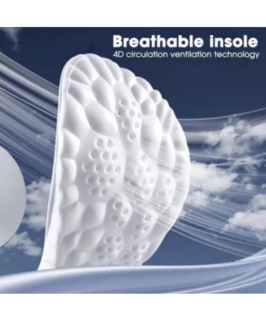 Memory Foam Insoles for Men & Women-Plantar Fasciitis Shoe Inserts-Cloud Technology 4D Orthotic Insoles Arch Support-Relieve Flat Feet Heel Pain Shock Absorption. (Large(EU-43-44)) - Buy Online on GoSupps.com