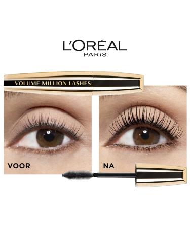 L'Oreal Paris Volume Million Lashes Mascara - Intense Defined Volume No Clump - Brown 9 ml (Pack of 1) | International Shipping Available - Buy Online on GoSupps.com
