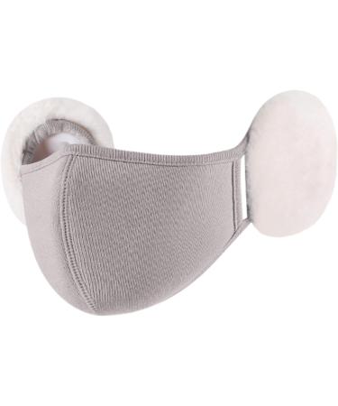 Facynde Cute Cloud Shape Facial & Ear Protection - Soft Rabbit Fur Slim Face Cover & Ear Warmer for Winter - Buy Online on GoSupps.com