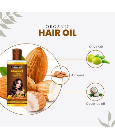 Almonds & Vitamin E Hair Growth Oil | Reduce Hairfall for Stronger & Silkier Hair | Buy Internationally - Buy Online on GoSupps.com
