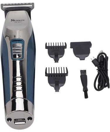 Electric Hair Clipper Cutting Blade Comfortable Handle Haircut and Grooming Trimmer for Men Blue - Buy Online on GoSupps.com