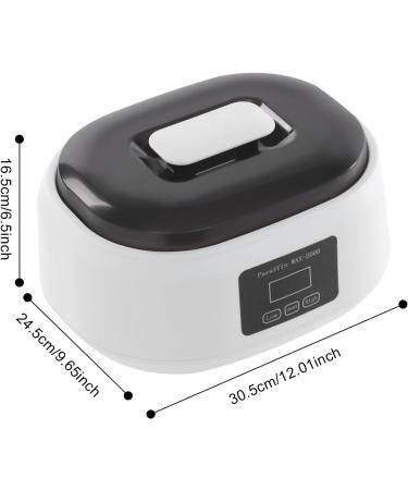 Bain de paraffine pour mains et pieds avec cran tactile LED capacit de 3 4 l chauffage rapide et protection contre la surchauffe pour les mains les soins des pieds et la fabrication de bougies Blanc. - Buy Online on GoSupps.com