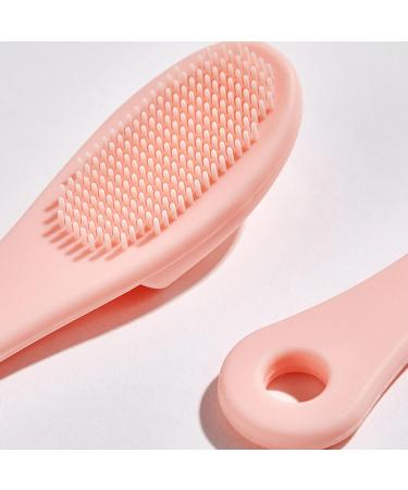 Silicone Facial Scrubber | Handheld Finger Gentle Facial Scrubber | Space Saving Face Wash Brush for Travel Soft Face Cleansing Brush for Cleansing Rowces Lotus Root Powder - Buy Online on GoSupps.com