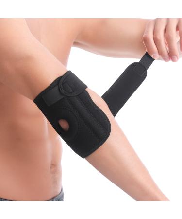 Qidie Elbow Brace for Tendonitis and Tennis Elbow Men &Women  Elbow Compression Sleeve  Adjustable Elbow Strap for Golfers  Bursitis  Sports Recovery Pain Relief