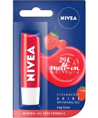  NIVEA Nivea Lipcare Pack of 2 strawberries 4.8 g - Buy Online on GoSupps.com
