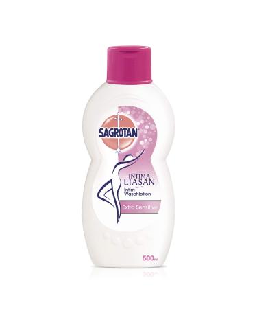 Sagrotan Intima Liasan Intim-Waschlotion Extra Sensitive Intimpflege-Waschlotion 1er Pack (1 x 500ml)
