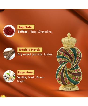 Al Haramain Tanasuk Perfume Oil - 12 ml | Unisex Amber Vanilla Attar Oil | Concentrated Fragrance 0.4 Fl Oz (Pack of 1) - Buy Online on GoSupps.com