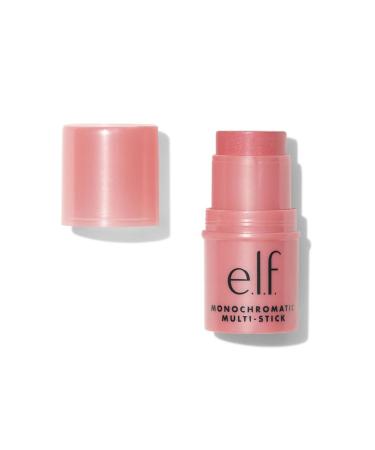 e.l.f. Monochromatic Multi Stick  Luxuriously Creamy & Blendable Color  For Eyes  Lips & Cheeks  Dazzling Peony  0.17 oz (5 g)