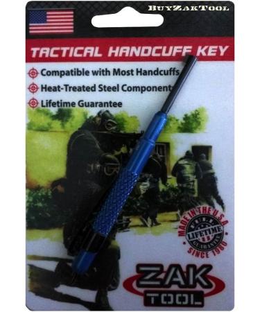 Zak Tool ZT-13-BLU Aluminum Handcuff Standard Cuff Key  Blue - Buy Online on GoSupps.com