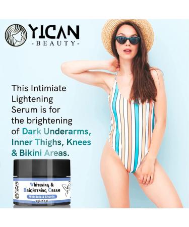 Skin Whitening & Brightening Cream | Dark Spot Corrector for Face Body & Intimate Areas | 50ml - Unisex Solution for Underarms Neck Thighs & More - Buy Online on GoSupps.com