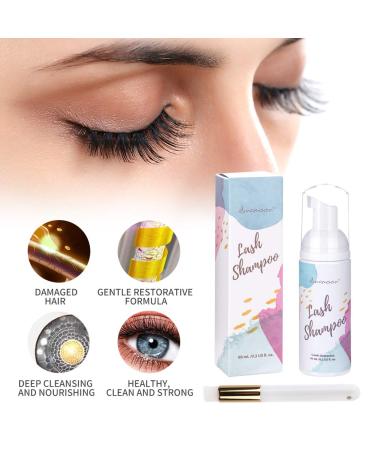 Eyelash Shampoo for Extensions | 60ml Foam Cleaner for Salon & Home Use - Buy Online on GoSupps.com
