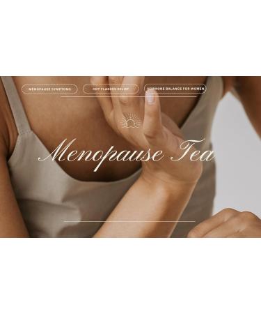 Menopause Tea - Menopause Tea Blend Natural Herbs for Menopause hot Flashes Menopause Natural Supplements for Women Menopause Herbal Tea - 40 Premium Tea Sachets - Buy Online on GoSupps.com