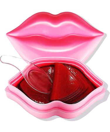 20pcs/Pack Moisturizing Lip Mask Lip Care Mask for Dry Lips and Lip Lines Moisturizing Plumping Lip Treatment Pink
