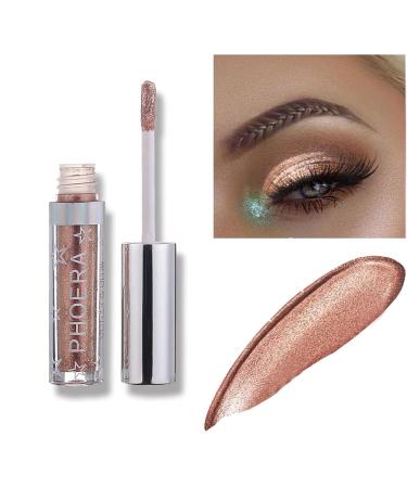 Glitter Eyeshadow Makeup For Eyes Liquid Shimmer Sparkle Glow Light Colors Pencil Stick Shiny Long Lasting Waterproof Shining Eye Shadow Sets Metallic Pigments Metals Gloss Sparkling Pen Kit (A106)