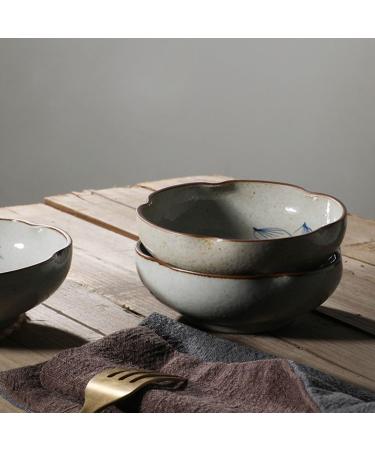 Fruit Bowl Snack Containers Hand Drawn Dipping Dishes Japanese Style Ceramic Seasoning Plate Vinegar Kitchen Dipping Bowl Appetizer Sushi Serving Plate Breakfast Bowls (Color : D) (C) - Buy Online on GoSupps.com