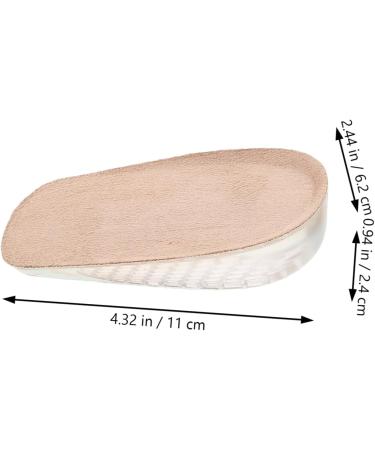 Half Elevator Insoles - Height Increase Inserts for Men & Women | Comfortable Leather Shoe Boosters | Invisible Sneaker & Running Insoles - 2CM - Buy Online on GoSupps.com