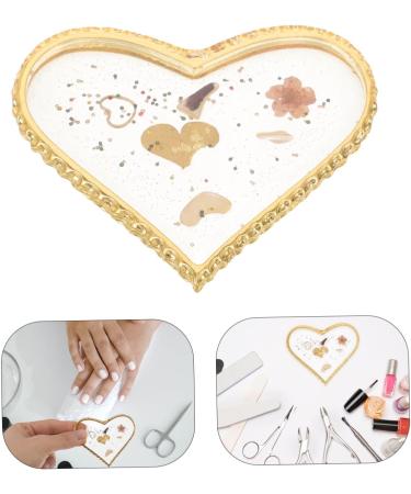 Beaupretty Manicure Tools Set Jewelry Tool Nail Art Display Board Nail Tools for Nail Art Herramientas Para U as Nail Stamping Tool Nail Art Tools Makeup Board Heart Nail Display Pallet Resin 7.00X6.00X0.40CM As Shown - Buy Online on GoSupps.com