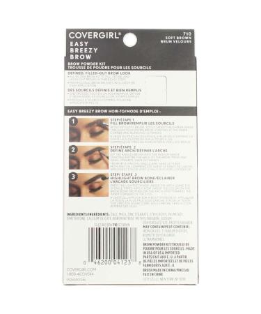 COVERGIRL Easy Breezy Brow Powder Kit Soft Brown - Pack of 2 - Buy Online on GoSupps.com