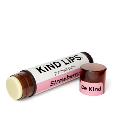 Kind Lips Strawberry Organic Lip Balm Natural Moisturizing Lip Care 5 Pack Strawberry 1 Count (Pack of 5) - Buy Online on GoSupps.com