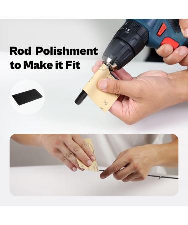 Fishing Rod Repair Kit | Rod Building Supplies with Epoxy Glue, Wrapping Thread, and Masking Tape - 2 oz - Buy Online on GoSupps.com