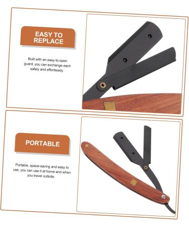 Frcolor Safe Metal Barber Razor - Classic Handcrafted Men's Razor for Precision Shaving | International Shipping Available - Buy Online on GoSupps.com