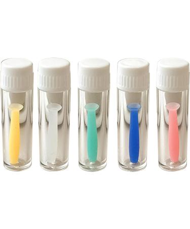 Soft Silicone Contact Lens Insert Tool | Multifunctional Portable Applicator for Soft & Hard Lenses - Yellow - Buy Online on GoSupps.com