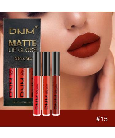 AMY'S DIARY 3Pcs Dark Bright Red Matte Liquid Lipstick Set | Long Lasting Waterproof Formula for Women - Buy Online on GoSupps.com