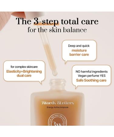 Energy Active Serum | Vegan Moisturizing Face Ampoule | Soothing K-Beauty - Buy Online on GoSupps.com