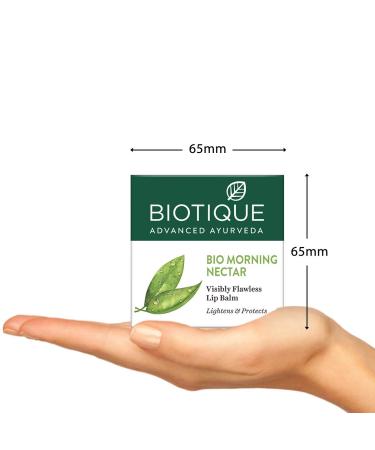 Buy Biotique Bio Morning Nectar Lightening Lip Balm SPF 30 | UVA/UVB Sunscreen - Best for Hydration & Sun Protection - International Shipping Available - Buy Online on GoSupps.com