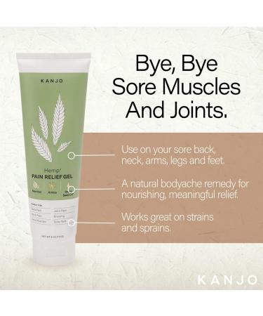 Hemp Pain Relief Gel with Menthol, Arnica & Hemp Seed Oil for Back, Knee, Foot, Nerve & Shoulder | FSA HSA Eligible | Topical Gel for Muscles - Buy Online on GoSupps.com