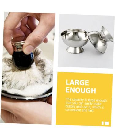 Angoily High Impact Shell Shaving Cup - Rustproof Steel Shaving Bowl for Men | Reusable & Ideal Gift for Households - Buy Online on GoSupps.com