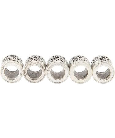 Hair Tube Beads Wide Use Beard Beads Exotic Antique Dreadlocks Beads for Hair Braiding for Men for Women for Jewelry Making - Buy Online on GoSupps.com