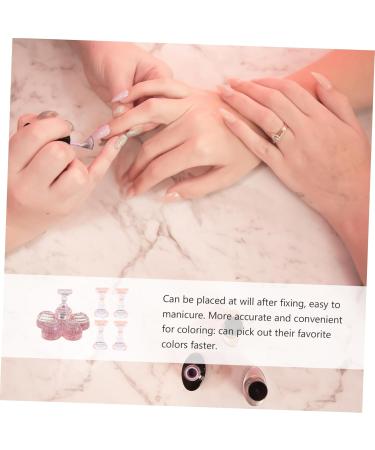 minkissy 1 Set Chess Practice Seat Nail Art Practice Holder Fingernail Display Stand Nail Art Display Rack Pedicure Stand Nail Practice Stand Manicure Practice Rack Acrylic Magnetic Bracket 2x1cm Pink - Buy Online on GoSupps.com