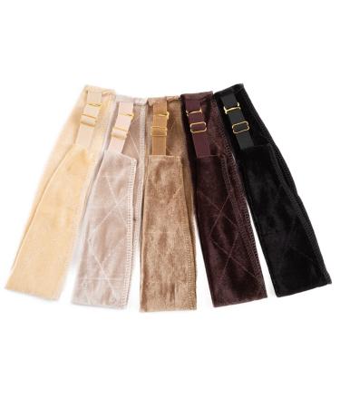 Ecojunmi Velvet Wig Headband 2 Pcs - Non-Slip Adjustable Hair Band (Black) - Buy Online on GoSupps.com