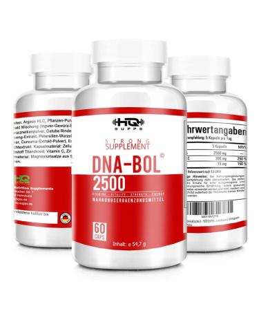 DNA-BOL - Hardcore Pre Workout Booster - L-Arginine extremely high dose - muscle building - popular in bodybuilding - power strength - Buy Online on GoSupps.com