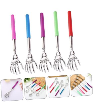 Garvalon 5-Piece Portable Massage & Back Scratching Tool Set - Stainless Steel Scratchers for Ultimate Comfort - Buy Online on GoSupps.com